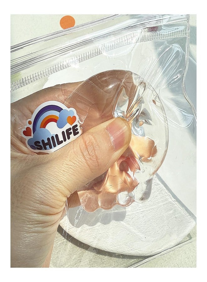 SHILIFE Taba Squishy Jellyfish,Kawaii Squishies PVC Toys,Stress Relieving OPP Packaging Gifts|Squishy Fidget Toys for Anxiety&Relaxation|Perfect Desk Accessory for Adults (Transparent Jellyfish) - Image 3